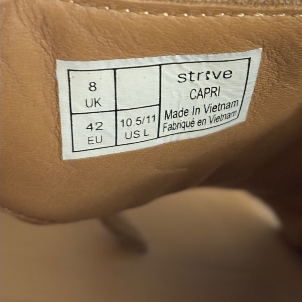 NWOB Strive Strive Capri Sandal in Nude 42 - Picture 4 of 4